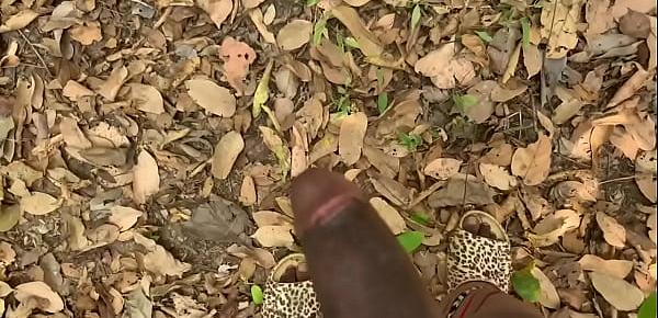  Naijaprincess seduced and fuck a forest guard on school tour(Outdoor sex)